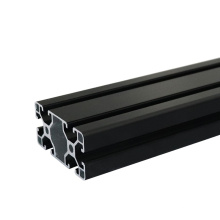 High quality 4080 t-slotted black anodized aluminium profile framing system